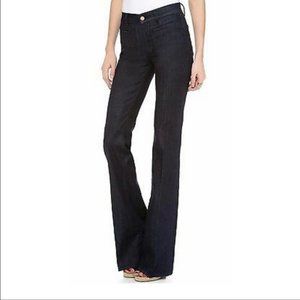 Mih Marrakesh jean mid rise kick flare  Kara wash dark wash blue size 27